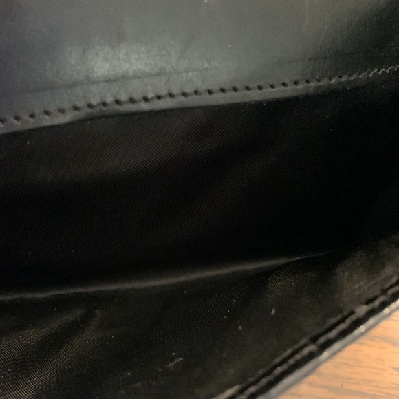 Brighton Womens Black Leather full sized wallet for phone card & even checkbook. - Picture 7 of 9